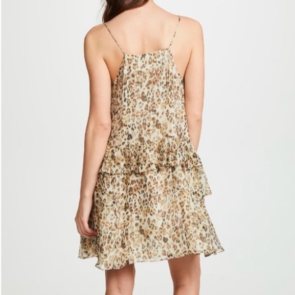 IRO Buzon Silk Leopard Print Dress - Picture 3 of 4